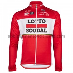 Maglia Ciclismo Maniche Lunghe 2017 Lotto Soudal M001
