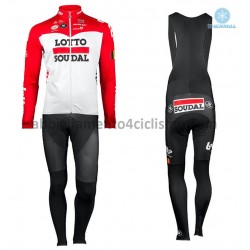 Invernale Completo Maglie e Calzamaglia con bretelle 2018 Lotto Soudal M001