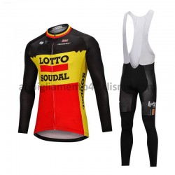 Completo Maglie e Calzamaglia con bretelle 2018 Lotto Soudal M002