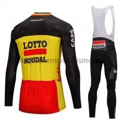 Completo Maglie e Calzamaglia con bretelle 2018 Lotto Soudal M002