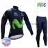 Bambino Invernale Completo Maglie e Salopette 2017 Movistar Team M001