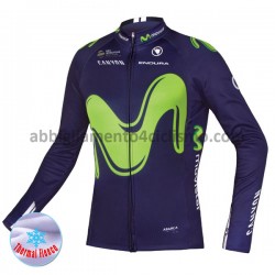Maglia Invernale Ciclismo 2017 Movistar Team M001