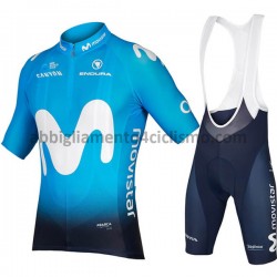 Completo Maglie e Salopette 2018 Movistar Team M001