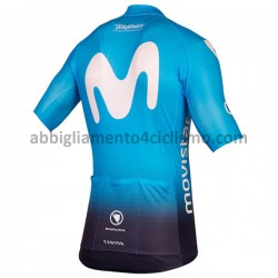 Maglia Ciclismo Maniche Corte 2018 Movistar Team M001