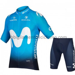 Completo Maglie e Pantaloncini 2018 Movistar Team M001