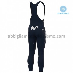 Invernale Completo Maglie e Calzamaglia con bretelle 2020 Movistar Team M001