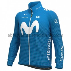 Maglia Ciclismo Maniche Lunghe 2020 Movistar Team M001