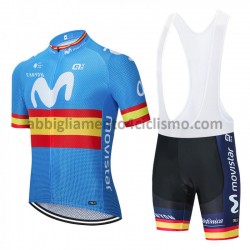 Completo Maglie e Salopette 2020 Movistar Team M003
