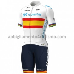 Completo Maglie e Salopette 2020 Movistar Team M004