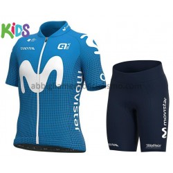Bambino Completo Maglie e Pantaloncini 2021 Movistar Team M001
