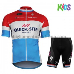Bambino Completo Maglie e Pantaloncini 2017 Quick-Step Floors M008