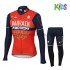 Bambino Completo Maglie e Calzamaglia 2017 Bahrain Merida M001