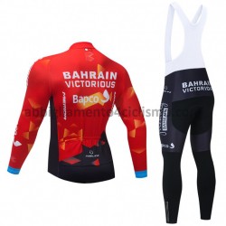 Completo Maglie e Calzamaglia con bretelle 2021 Team Bahrain Victorious M001