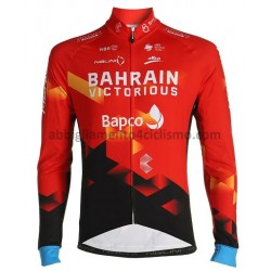 Maglia Ciclismo Maniche Lunghe 2021 Team Bahrain Victorious M001