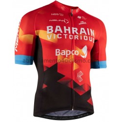 Maglia Ciclismo Maniche Corte 2021 Team Bahrain Victorious M001