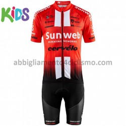Bambino Completo Maglie e Pantaloncini 2019 Team Sunweb M001