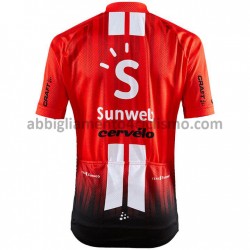 Maglia Ciclismo Maniche Corte 2019 Team Sunweb M001