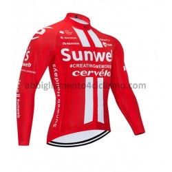 Maglia Ciclismo Maniche Lunghe 2020 Team Sunweb M001