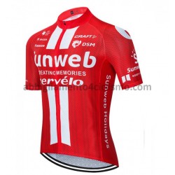 Maglia Ciclismo Maniche Corte 2020 Team Sunweb M001