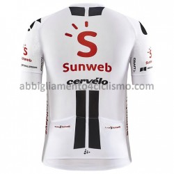 Maglia Ciclismo Maniche Corte 2020 Team Sunweb M002