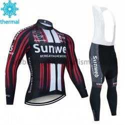 Invernale Completo Maglie e Calzamaglia con bretelle 2020 Team Sunweb M003