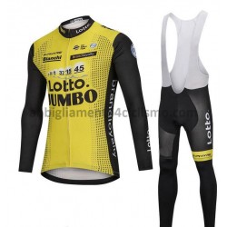 Completo Maglie e Calzamaglia con bretelle 2018 LottoNL-Jumbo M001