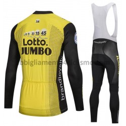 Completo Maglie e Calzamaglia con bretelle 2018 LottoNL-Jumbo M001