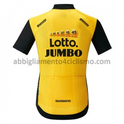 Maglia Ciclismo Maniche Corte 2018 LottoNL-Jumbo M001