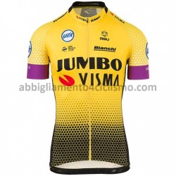 Maglia Ciclismo Maniche Corte 2019 Team Jumbo–Visma M001