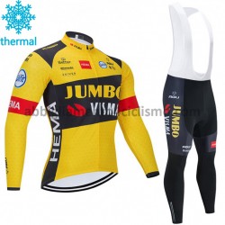 Invernale Completo Maglie e Calzamaglia con bretelle 2020 Team Jumbo–Visma M001