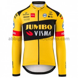 Maglia Ciclismo Maniche Lunghe 2020 Team Jumbo–Visma M001