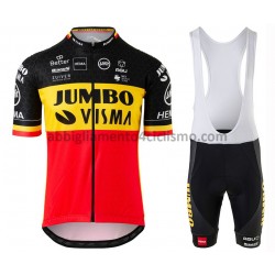 Completo Maglie e Salopette 2020 Team Jumbo–Visma M002