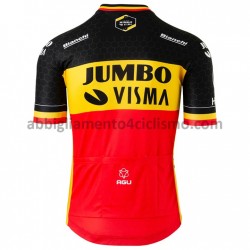 Maglia Ciclismo Maniche Corte 2020 Team Jumbo–Visma M002