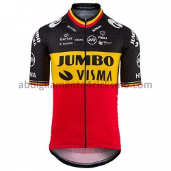 Maglia Ciclismo Maniche Corte 2021 Team Jumbo-Visma M001 Maglia Ciclismo Maniche Corte 2021 Team Jumbo-Visma M001