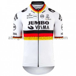 Maglia Ciclismo Maniche Corte 2021 Team Jumbo-Visma M003