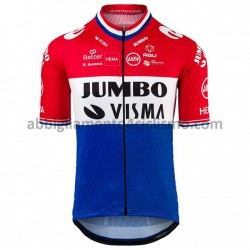 Maglia Ciclismo Maniche Corte 2021 Team Jumbo-Visma M004