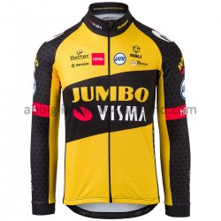 Maglia Ciclismo Maniche Lunghe 2021 Team Jumbo-Visma M005