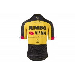 Maglia Ciclismo Maniche Corte 2021 Team Jumbo-Visma M005