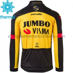 Maglia Invernale Ciclismo 2021 Team Jumbo-Visma M005