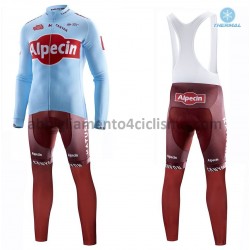 Invernale Completo Maglie e Calzamaglia con bretelle 2019 Team Katusha Alpecin M001
