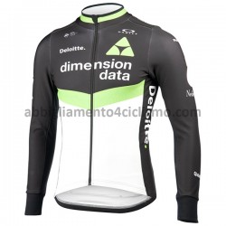 Maglia Ciclismo Maniche Lunghe 2017 Dimension Data M001