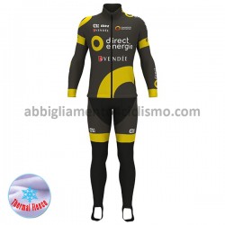Invernale Completo Maglie e Calzamaglia con bretelle 2017 Direct Energie M001