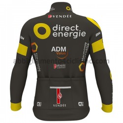 Maglia Ciclismo Maniche Lunghe 2017 Direct Energie M001