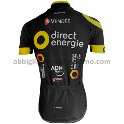 Maglia Ciclismo Maniche Corte 2018 Direct Energie M001