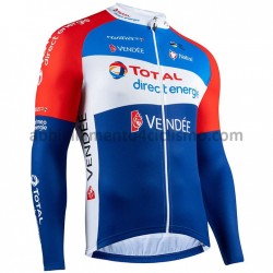 Maglia Ciclismo Maniche Lunghe 2020 Total Direct Energie M001