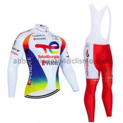 Completo Maglie e Calzamaglia con bretelle 2021 Team TotalEnergies M003