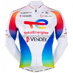 Maglia Ciclismo Maniche Lunghe 2021 Team TotalEnergies M003