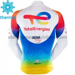 Maglia Invernale Ciclismo 2021 Team TotalEnergies M003