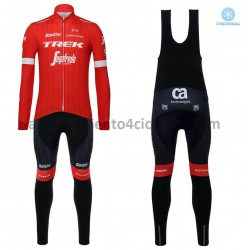 Invernale Completo Maglie e Calzamaglia con bretelle 2018 Trek-Segafredo M001