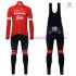 Invernale Completo Maglie e Calzamaglia con bretelle 2018 Trek-Segafredo M001